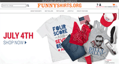 Desktop Screenshot of funnyshirts.org